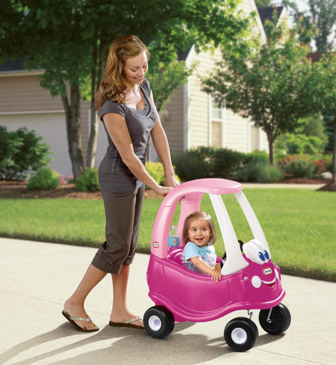 Little Tikes Princess Cozy Coupe Kids Ride-On in Pink & White Age 2-5 years
