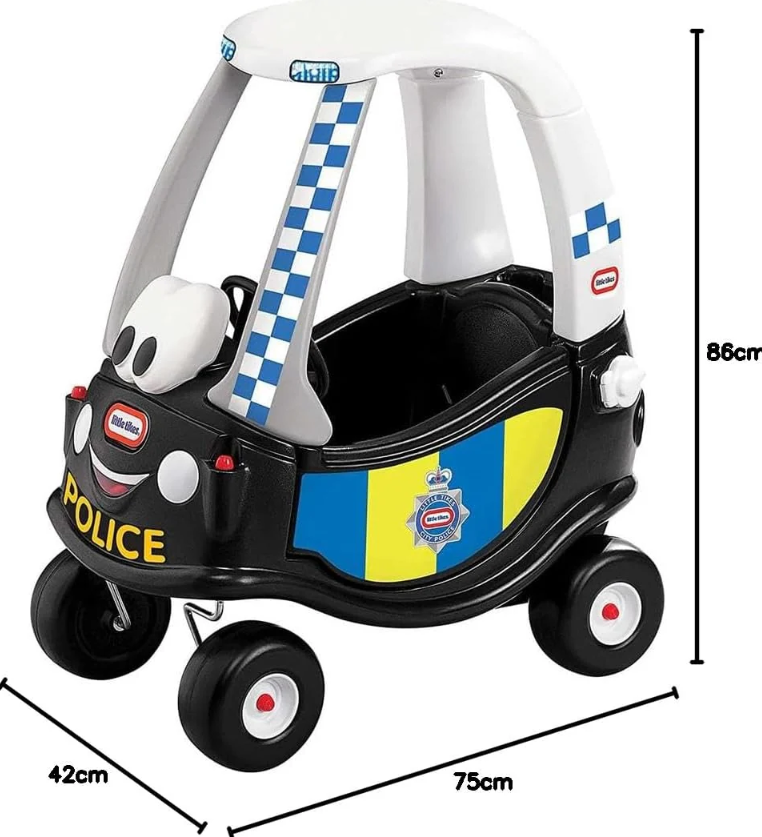 Little Tikes Patrol Police Car Kids Ride-On Age 2-5 years