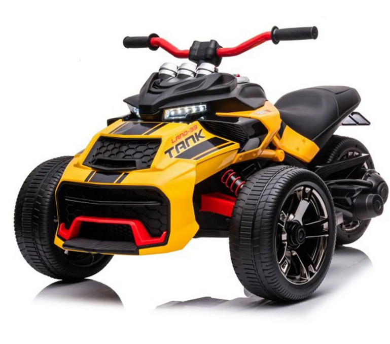 Electric Ride On Bike for Kids 3+ with Music, Key Start, Easy Control