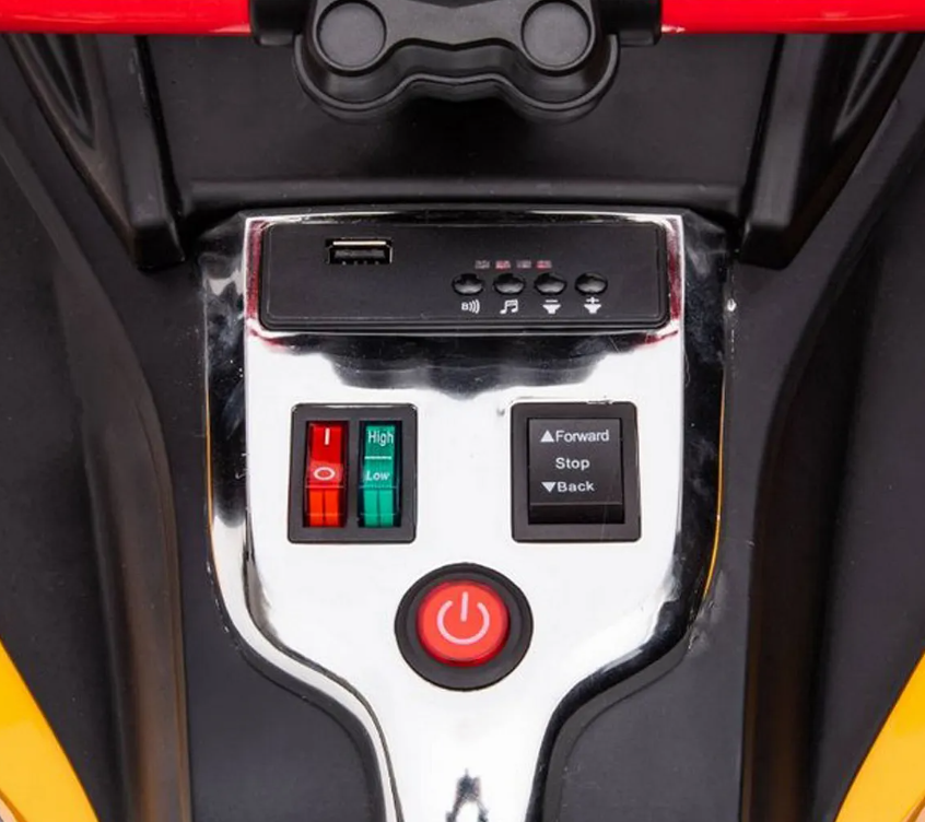 Electric Ride On Bike for Kids 3+ with Music, Key Start, Easy Control