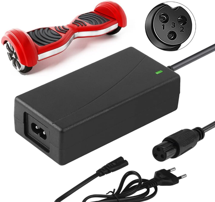 Hoverboard Charger Electric Scooter Charger, 42V 2A