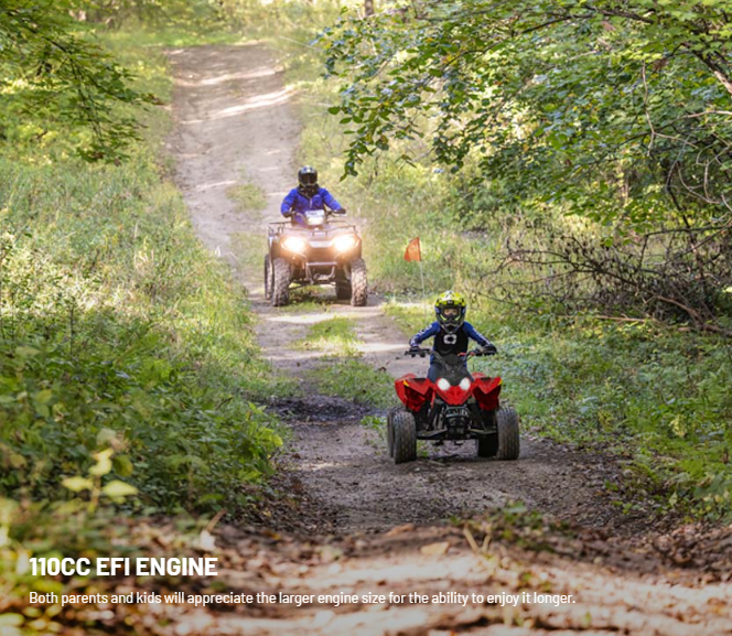 Polaris OUTLAW 110 EFI  Youths ATV Age 10 Years & Above  2026 model