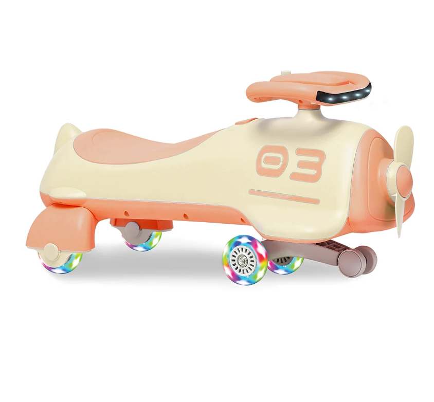 Ziggy Swing Car with Aircraft Propeller-junior Pilot