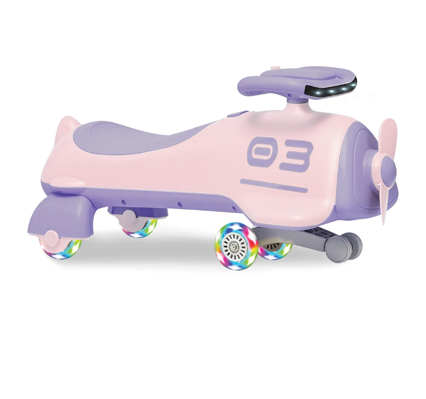 Ziggy Swing Car with Aircraft Propeller-junior Pilot