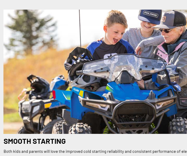 2025 Polaris Outlaw 70 EFI Age 6+