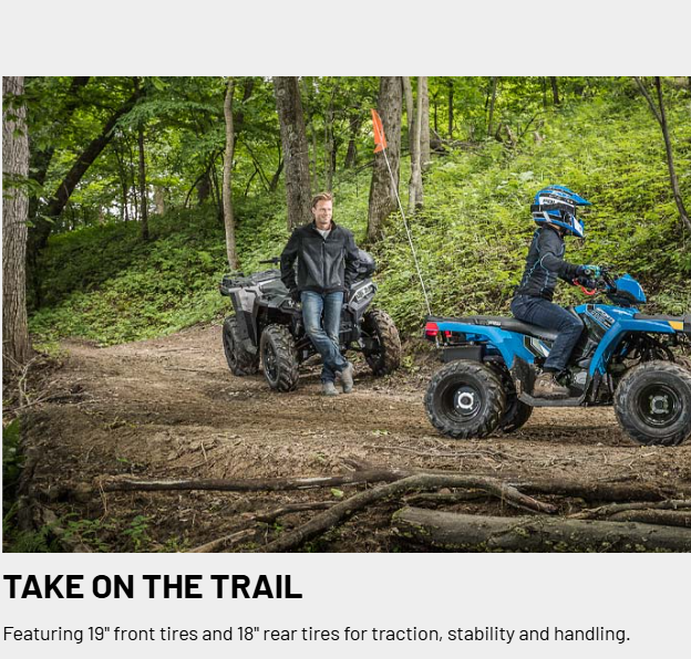 Polaris SPORTSMAN 110 kids Atv Age 10+