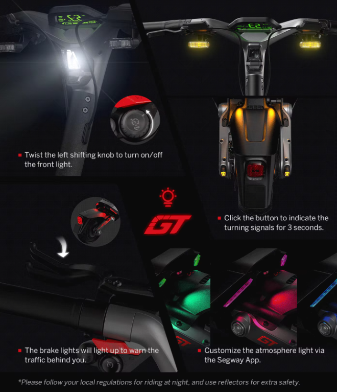 Segway Ninebot GT2 Superscooter 70kmh 90km Range