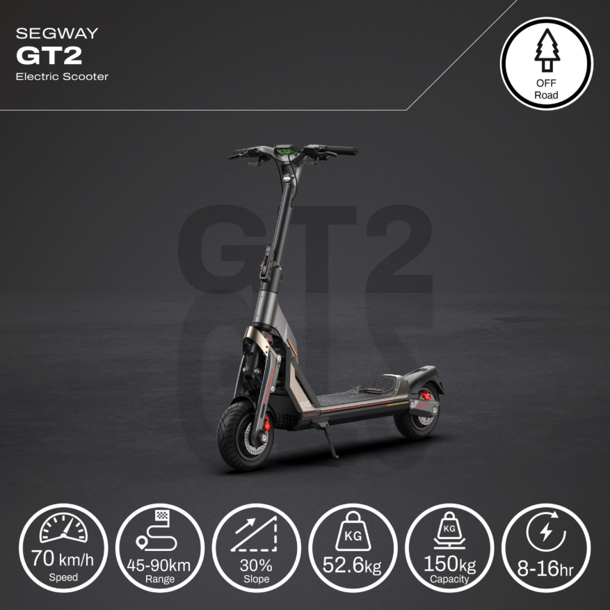Segway Ninebot GT2 Superscooter 70kmh 90km Range