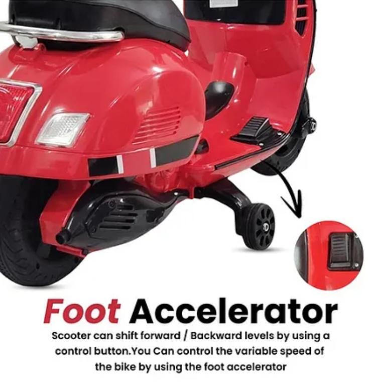 Kids Vespa Stylish Electric Bike - kids Toy Gift