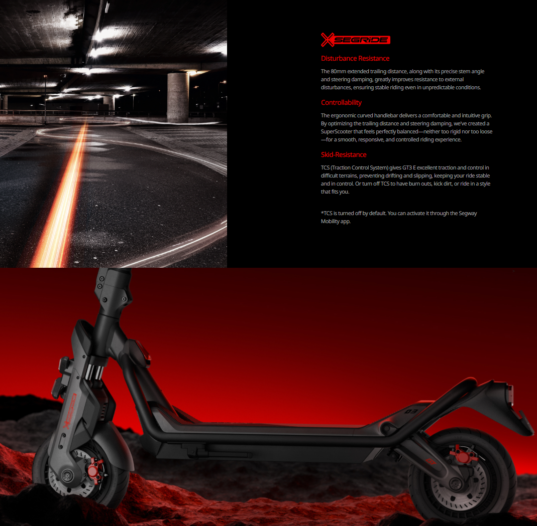 Segway Ninebot GT3 Super scooter 50kmh max speed 80km Range 2400W max power