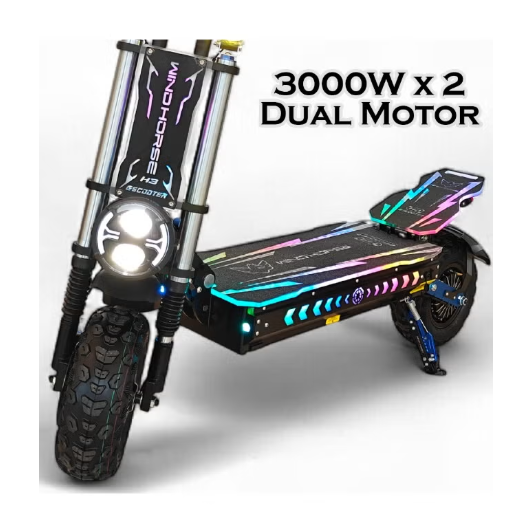 Windhorse H3 Electric Scooter 60V 40Ah 3000W Dual Motor High performance
