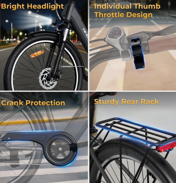 2025 New Windhorse F2 Urban Commuter E Bike 36V 13Ah 350W