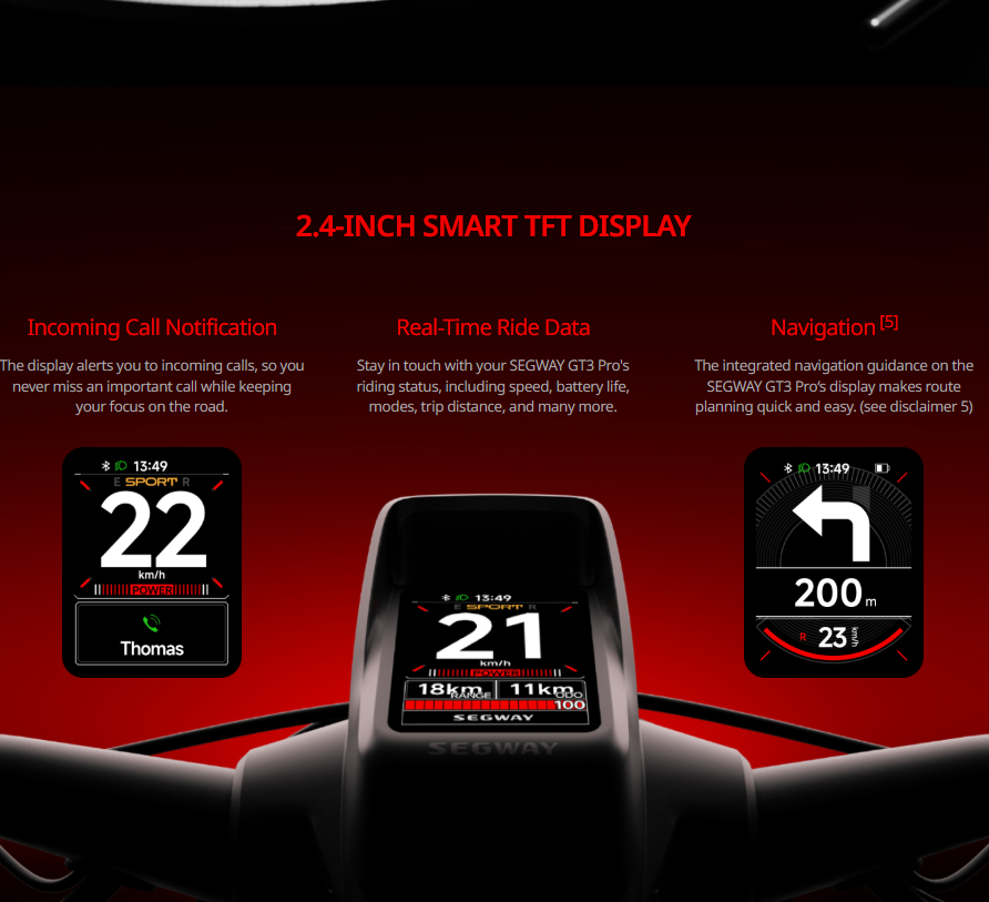 Ninebot GT3 Pro Segway – 3rd Gen 2025 Ekickscooter