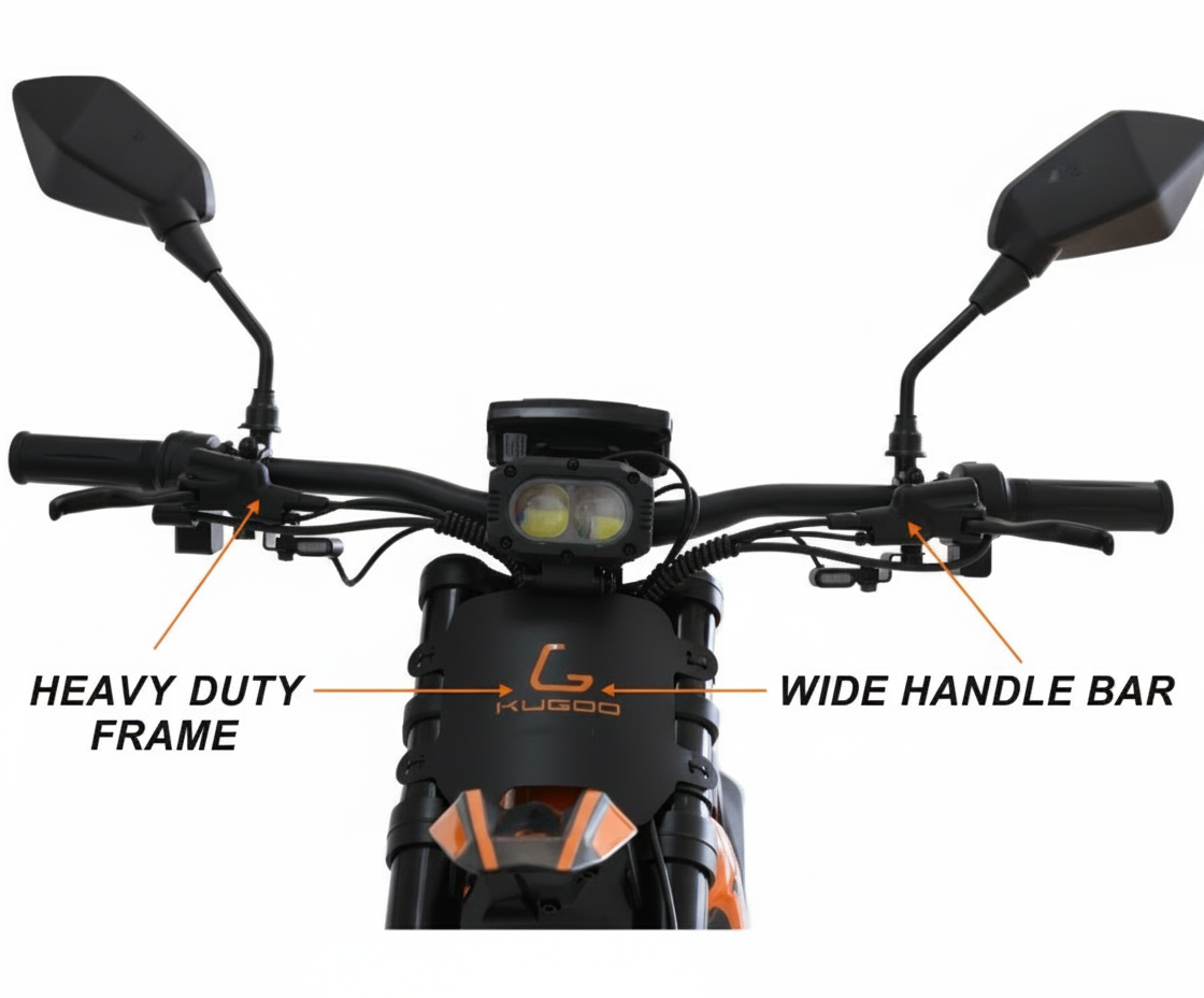 New 2026 Kugoo Wish 04 Electric Bike 60V 36Ah 3700W