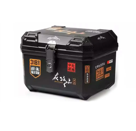 45L Universal Motorcycle Rear Storage Box – Hard Shell Tail Luggage