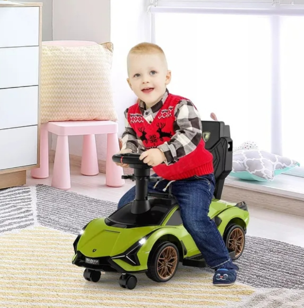 Lamborghini 3-in-1 Ride-On Push Car (Age 1–5 Years)