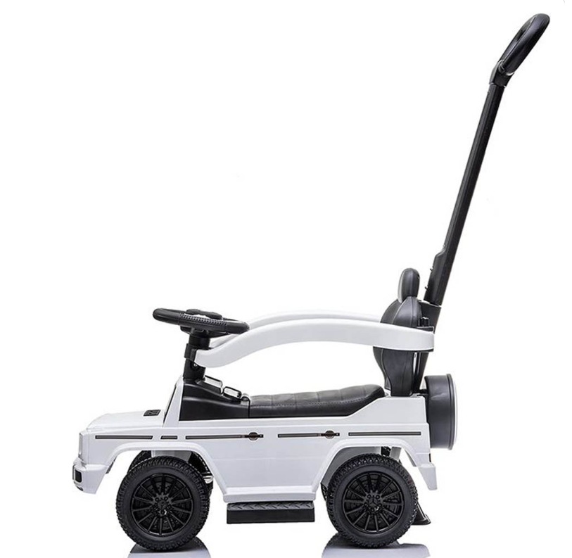 Mercedes G-Wagon 3-in-1 Push Ride-On Car (18 Months+) – White