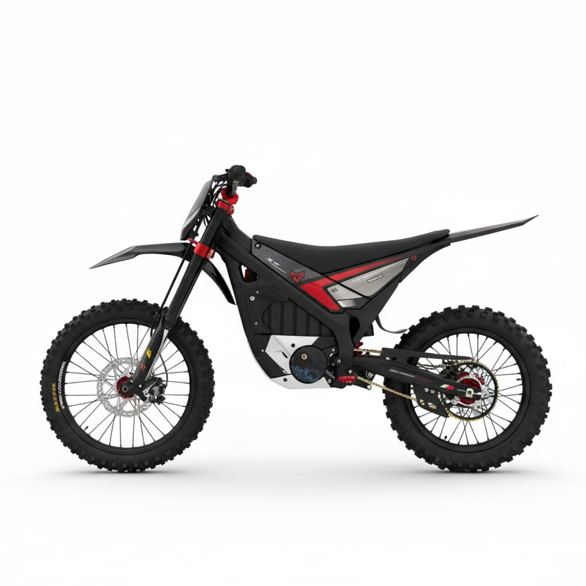Arctic Leopard EX 800 Electric Dirt Bike 72V 75Ah 25Kw with 220km Range 100kmh Speed