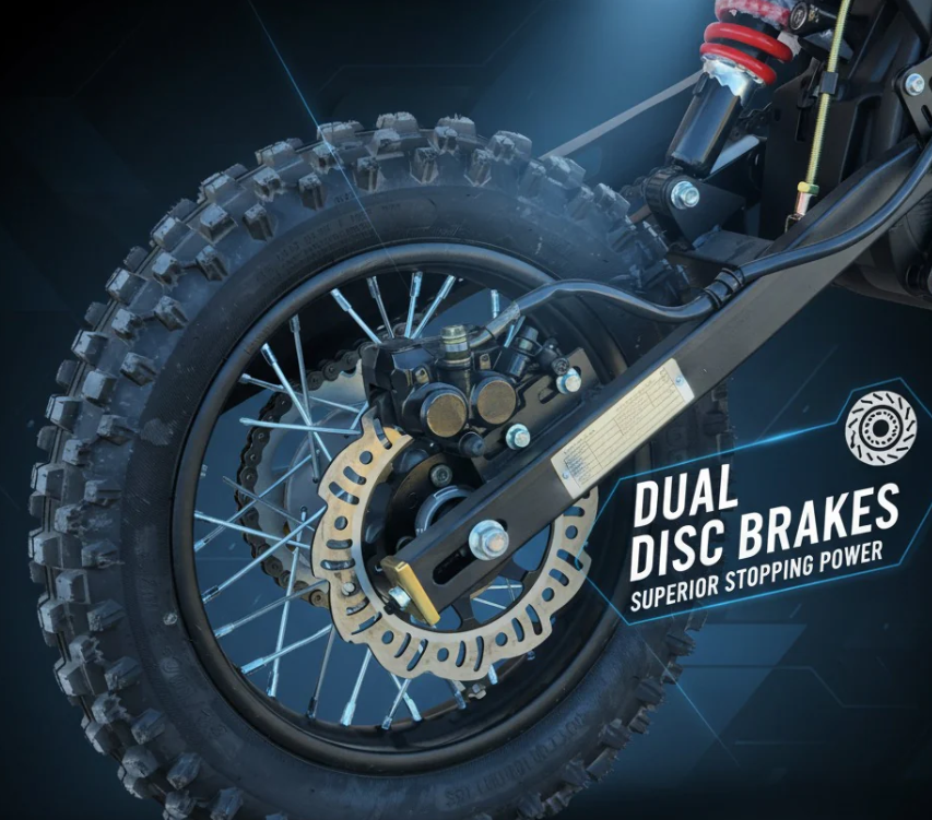 Kids Gas Dirt Bike AT-2 110CC Age 8-16 Years