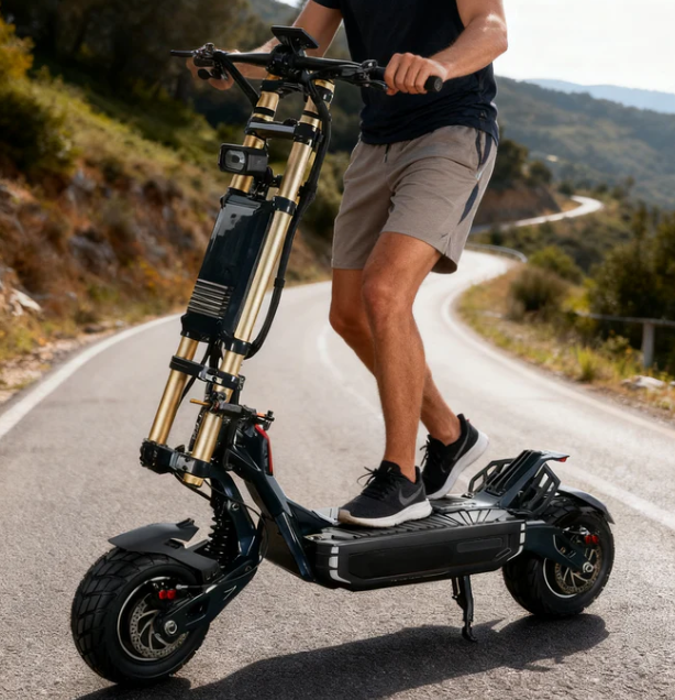 ZP-F8 MUSTLE ELECTRIC SCOOTER 72V 50Ah 8000W