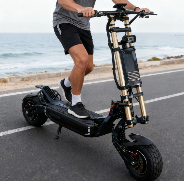 ZP-F8 MUSTLE ELECTRIC SCOOTER 72V 50Ah 8000W