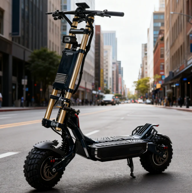 ZP-F8 MUSTLE ELECTRIC SCOOTER 72V 50Ah 8000W