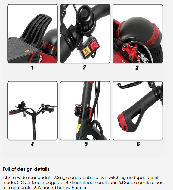 KUGOO KIRIN G1 Electric Scooter 2000W Dual Motor 65km max speed 65Km Range
