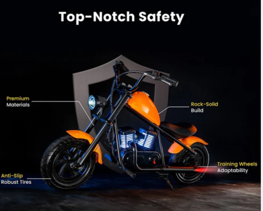 Childrens Harley EL-MB03P E Bike Age 6-12 Years