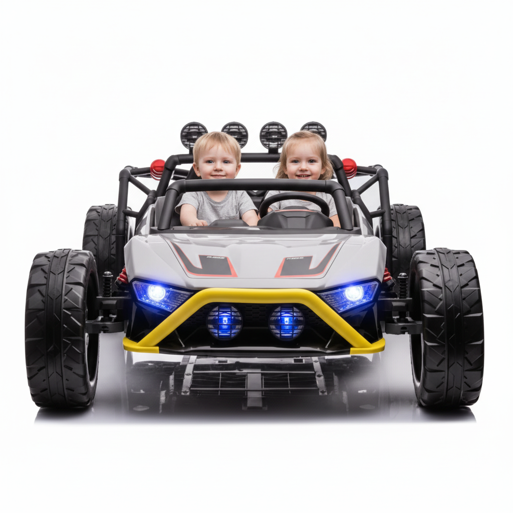 Super Slash Monster 2-Seater Electric Ride-On Car for Kids Age 2-6 Years 12V