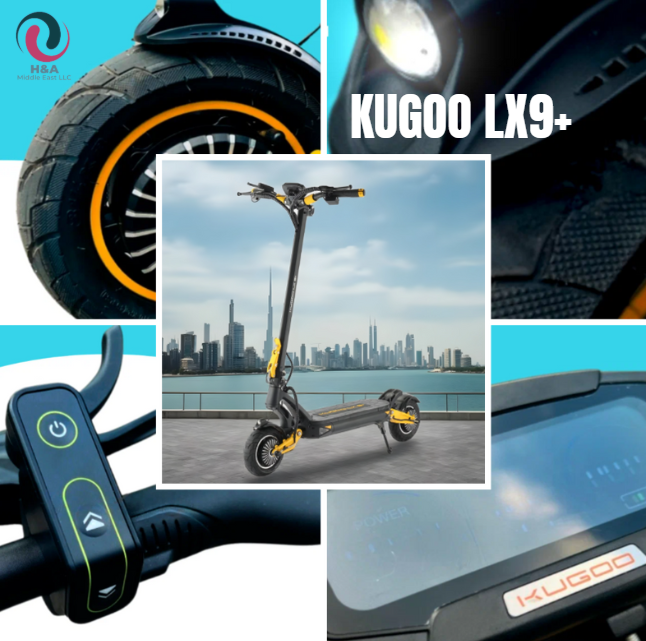 Kugoo LX9+ Electric Scooter 650w Dual motor Power 48V 18.2Ah 75kmh speed 100km Long Range