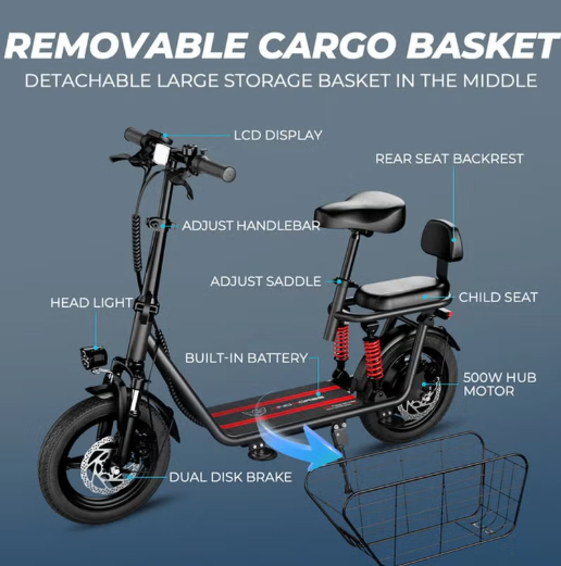 Windhorse C3 Electric Scooter 500W 10Ah