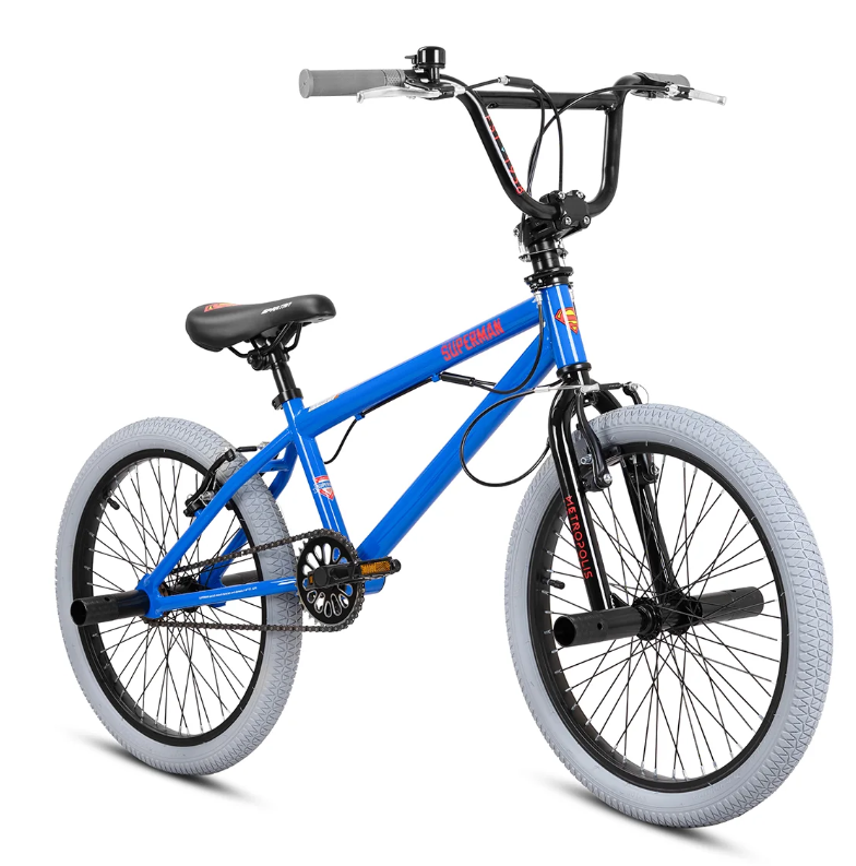 Spartan 20" Superman BMX Bicycle – Freestyle Power for Young Riders Age 7-10 Years