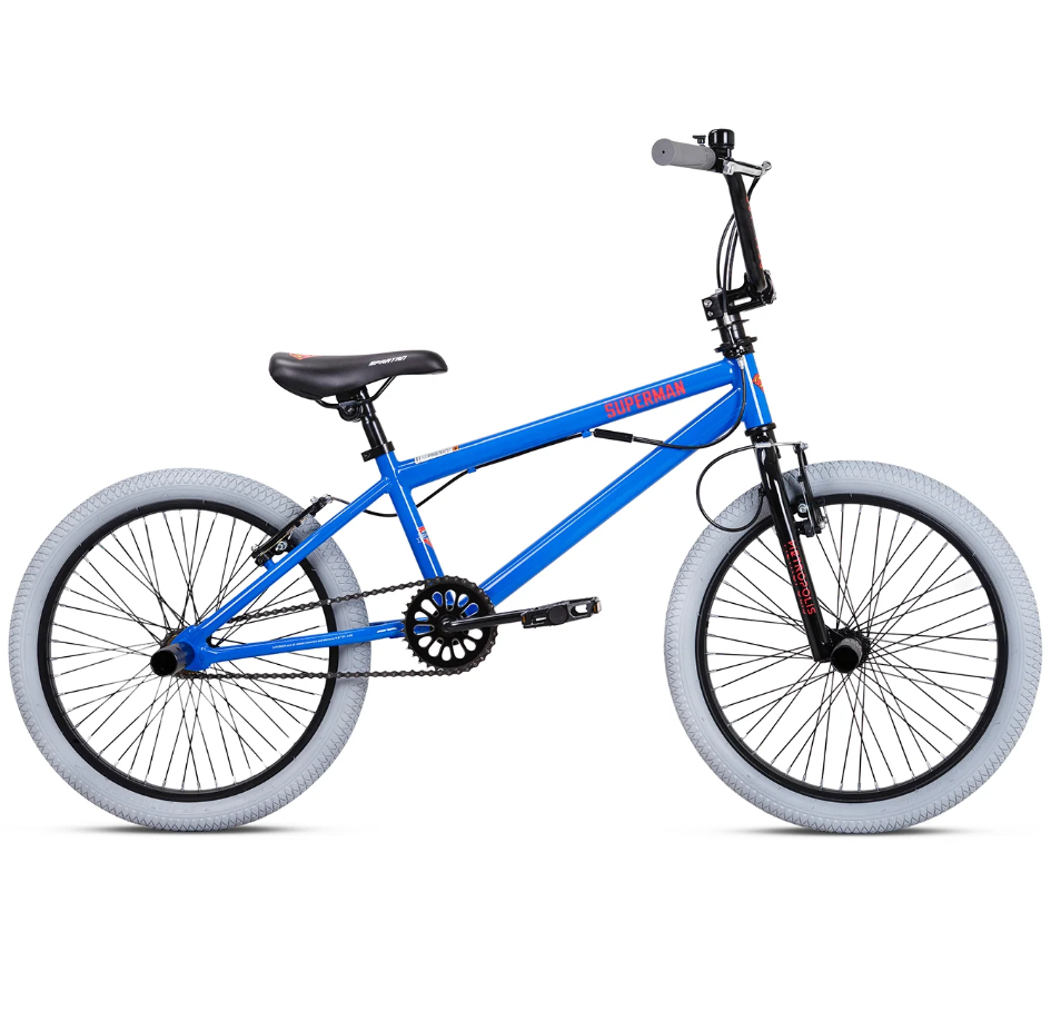 Spartan 20" Superman BMX Bicycle – Freestyle Power for Young Riders Age 7-10 Years