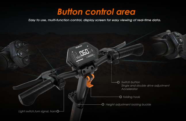 KuKirin G2 Master Electric Scooter -2025 Vesion 52V 20.8Ah 1000W Dual
