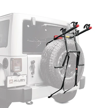 ALLEN RACK Deluxe 2 Bike Spare Tire Rack - Black