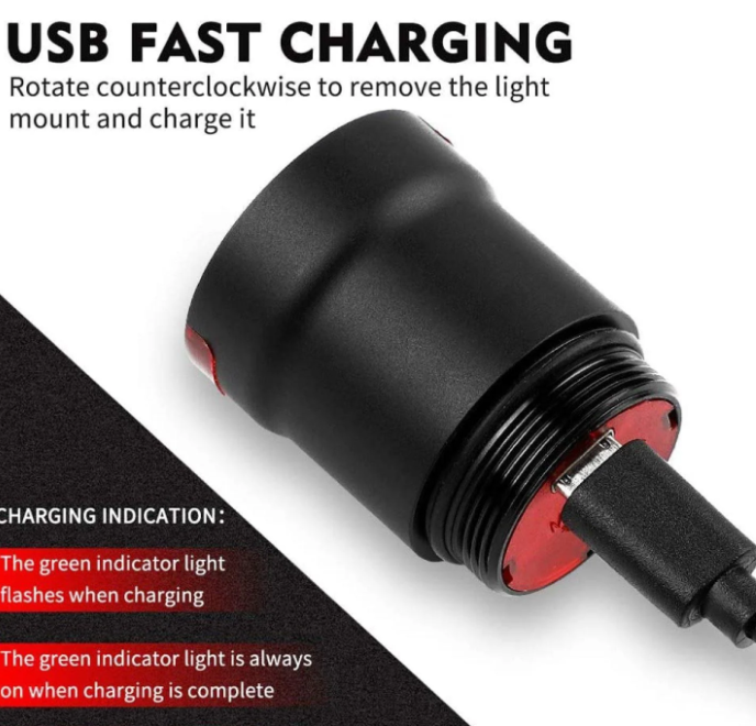 Spartan Smart Bicycle Taillight Rechargeable