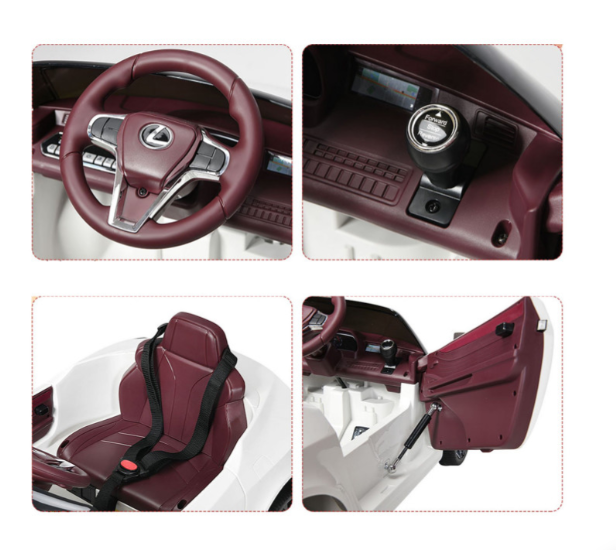Lexus LC500 Ride on Car White Age 3-8