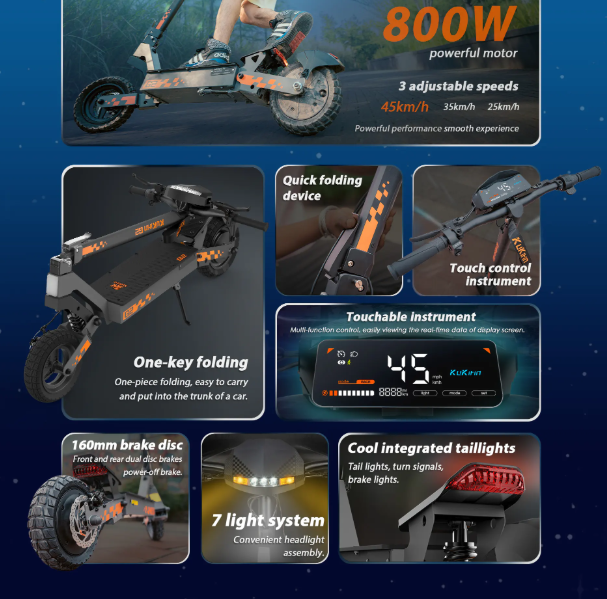 KuKirin G2 Electric Scooter 2025 New 48V 15Ah 800W