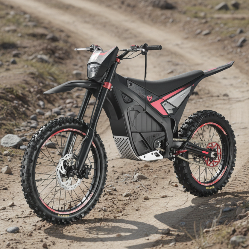 Arctic Leopard EX 800 Electric Dirt Bike 72V 75Ah 25Kw with 220km Range 100kmh Speed