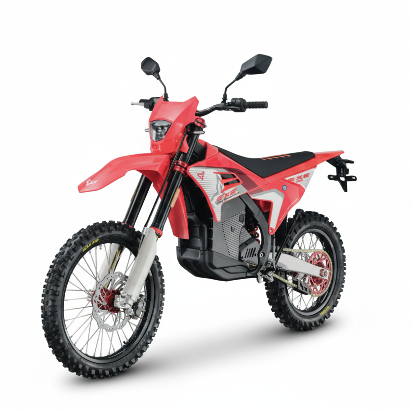 Arctic Leopard EXE 880 Electric Dirt Bike –90V 75Ah 37Kw Pure Off-Road Power Speed 125 km/h & Range 215 km