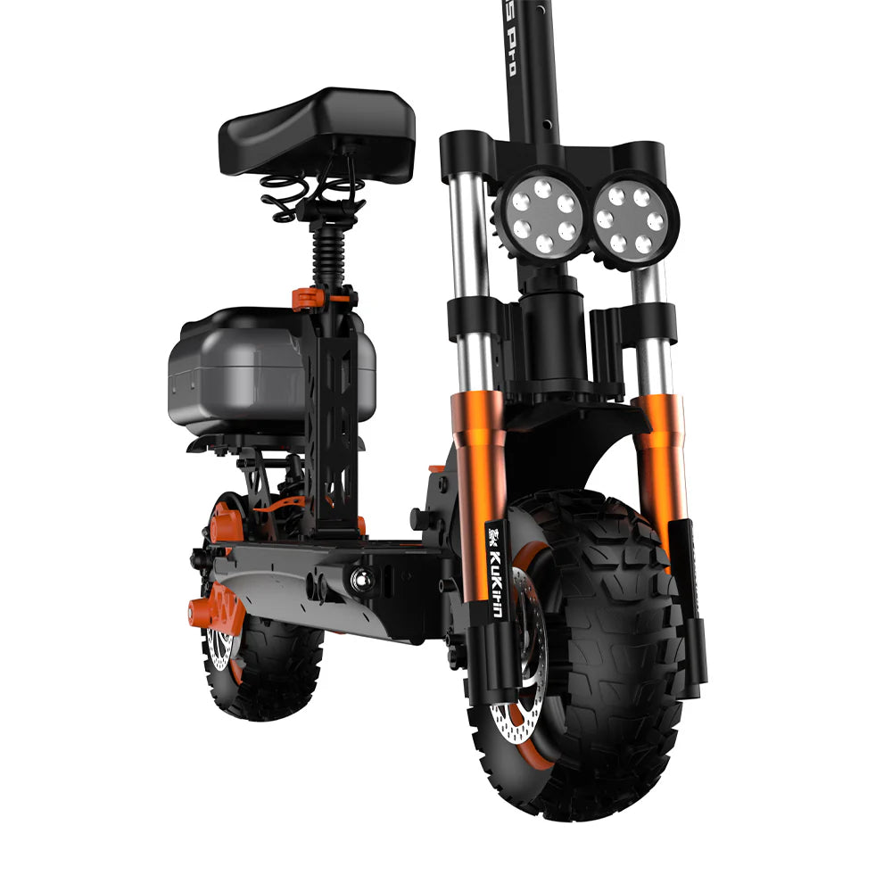 KUGOO KIRIN M5 Pro Electric Scooter 48V 20Ah 1200W max speed 52kmh Range 70Km with seat & luggage space