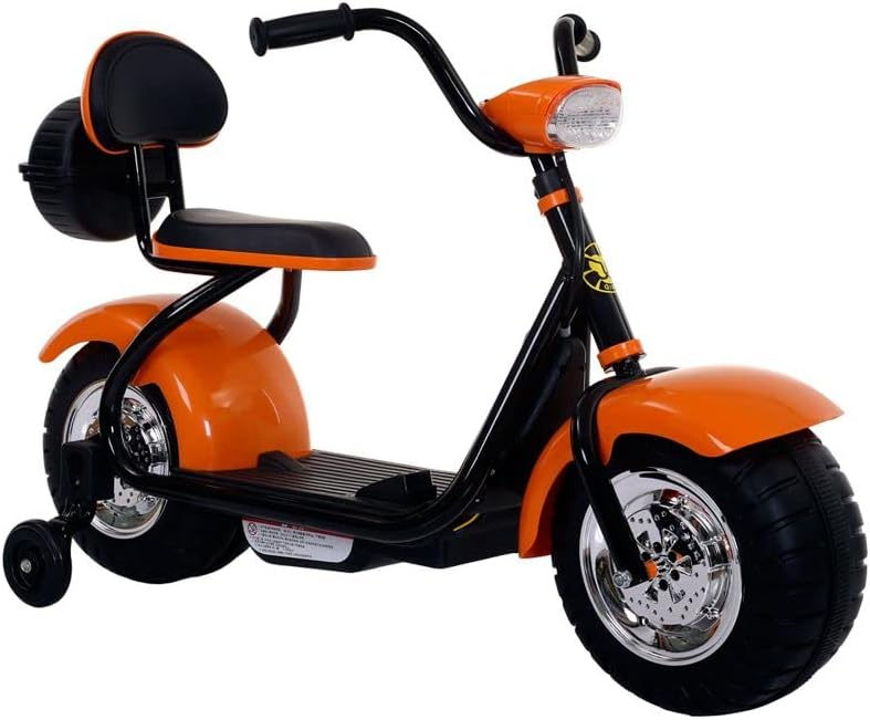 Kids Harley E scooter With Auxillary wheels Age 2-6 Years