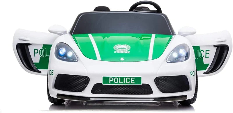 SUPER SPORT XXL POLICE RIDE ON CAR KIDS 3-12 Years