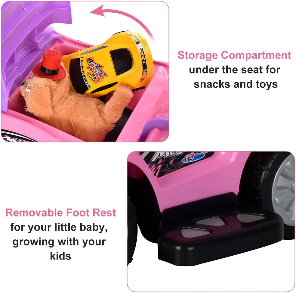 Baby Push Cars for Toddlers, 3 in 1 Ride on Push Car Age 1-3