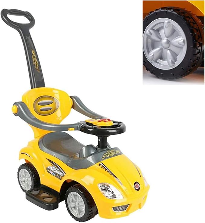 Baby Push Cars for Toddlers, 3 in 1 Ride on Push Car Age 1-3