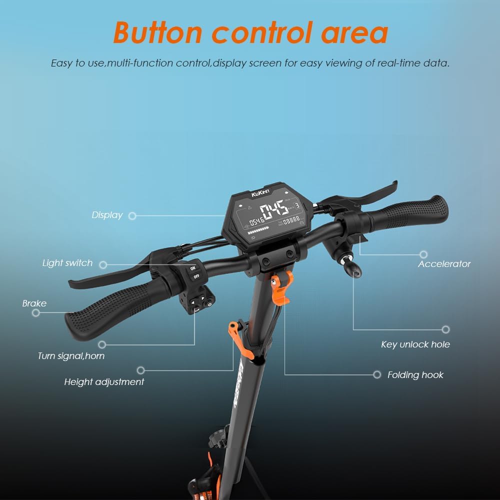 Kugoo Kirin G2 Pro Electric Scooter 48V 15Ah with 600W Single motor & Adjustable seat