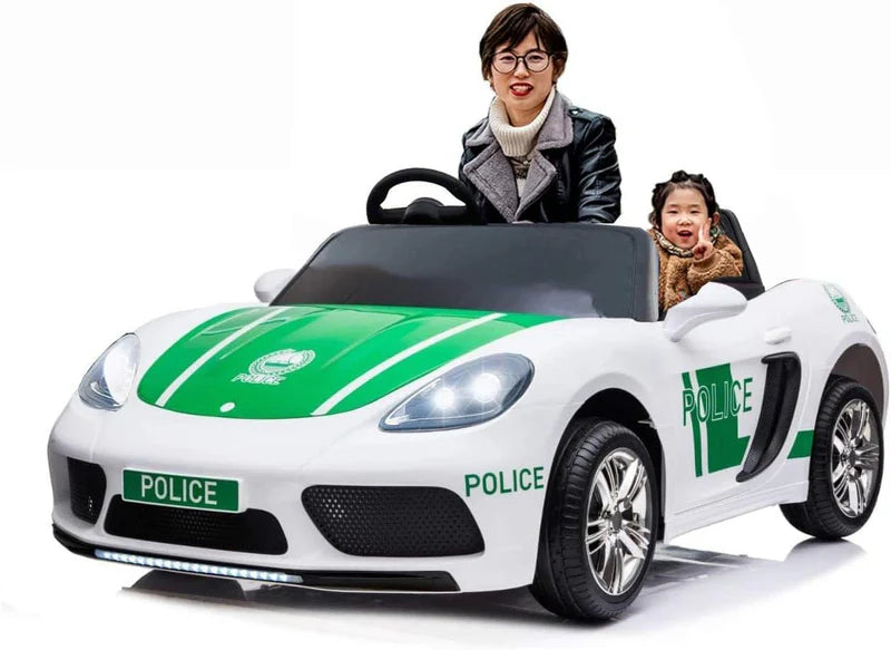 SUPER SPORT XXL POLICE RIDE ON CAR KIDS 3-12 Years