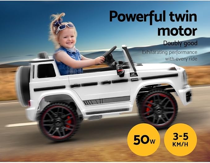 Kids Ride On Cars Mercedes-Benz Amg G63 Licensed With Remote Control Mp3