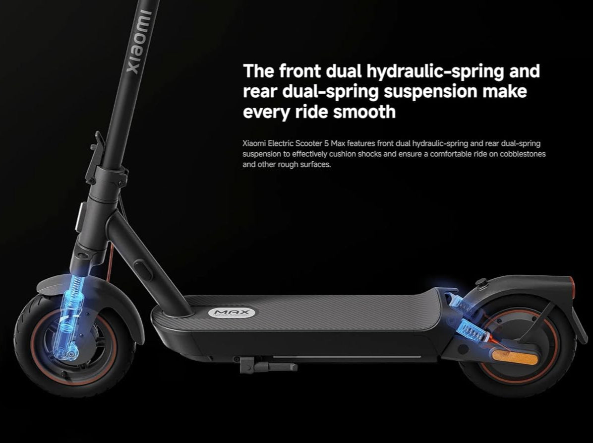 Xiaomi Electric Scooter 5 Max GL 60km Long Range Fast charging