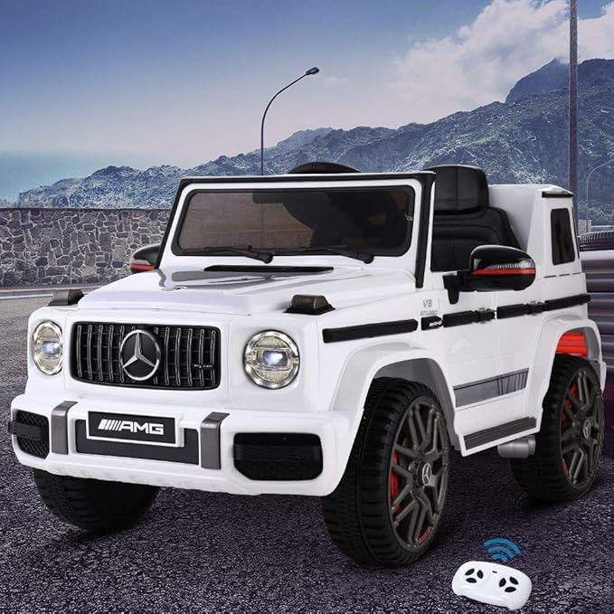 Kids Ride On Cars Mercedes-Benz Amg G63 Licensed With Remote Control Mp3